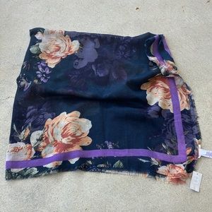Maurices Floral Lightweight Blanket Scarf, OS